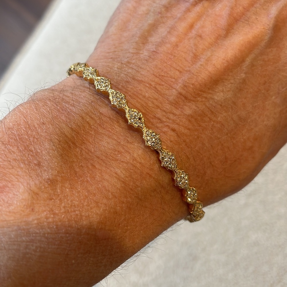 Nadri gold bracelet